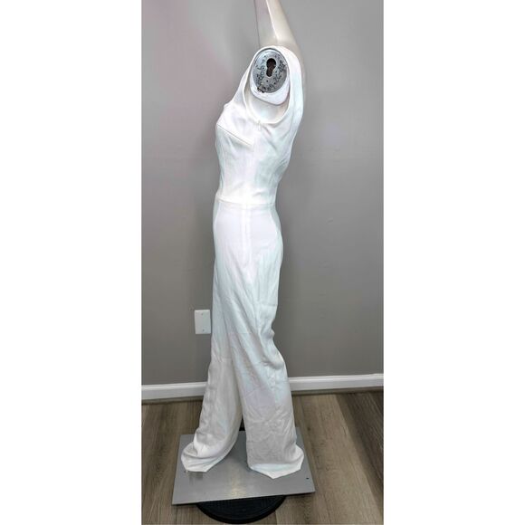 GALVAN Barcelona Sleeveless Flared Jumpsuit Size US10 $1895 - Picture 5 of 9